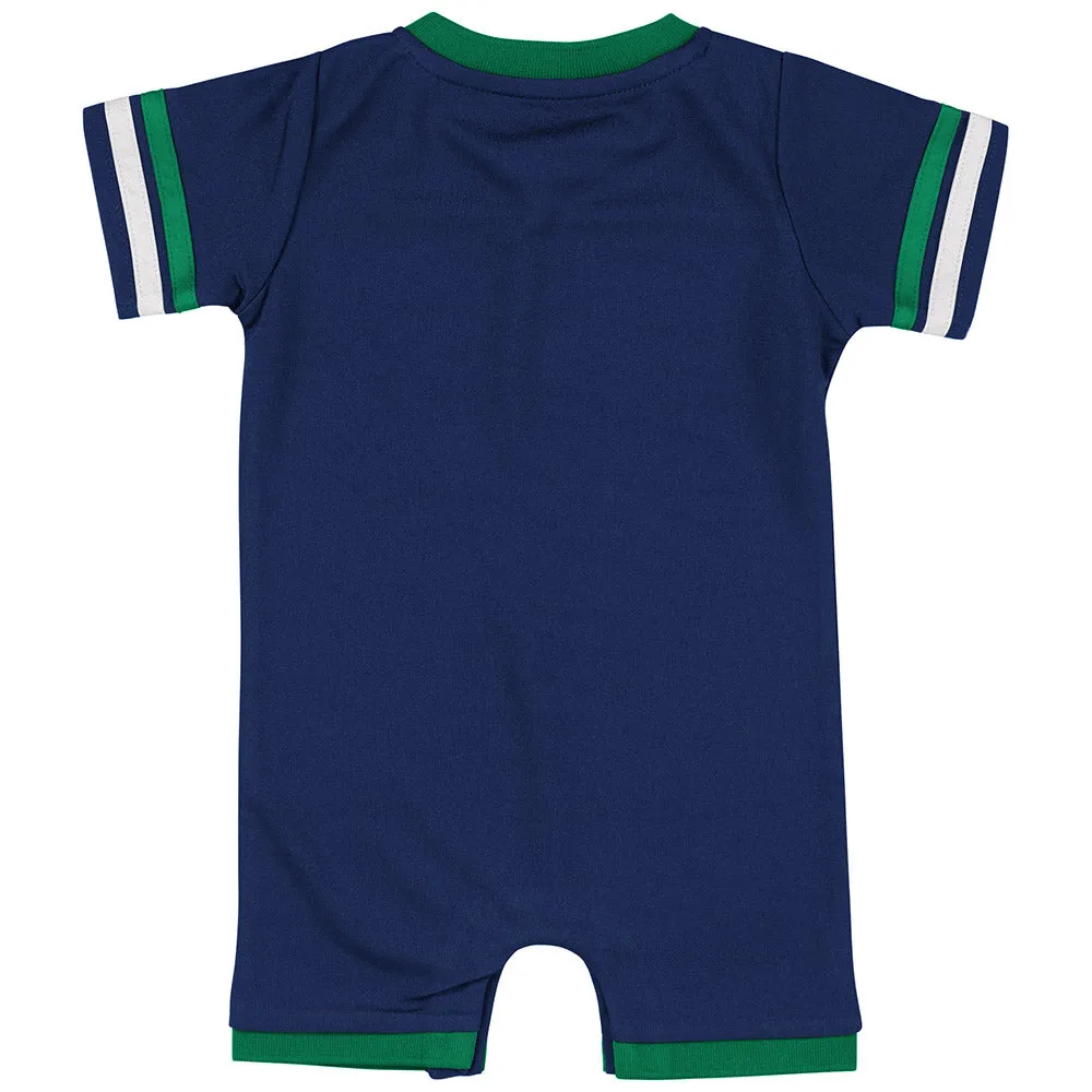 Notre Dame Baby Boy Runback Romper