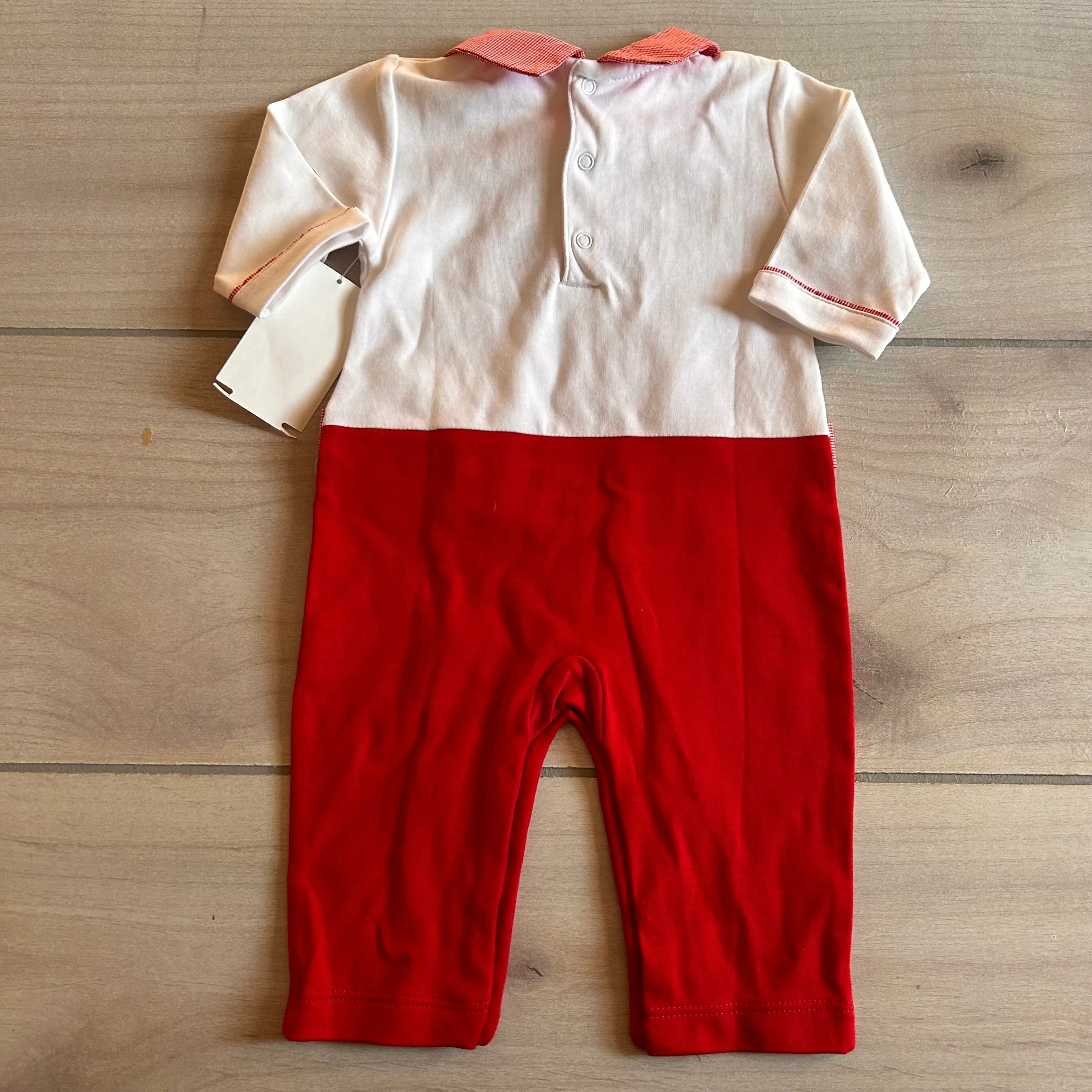 NWOT Kissy Kissy Holiday Pima Cotton Romper