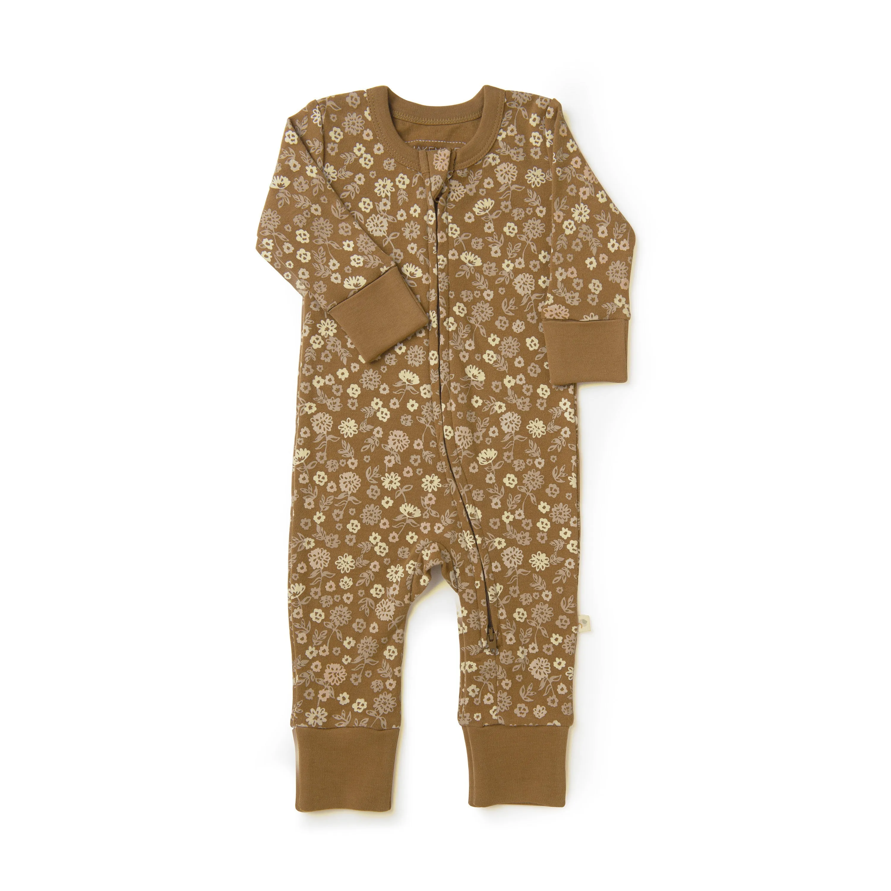 Organic Baby 2-Way Zip Romper - Wildflower