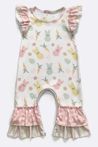 Peepy Pastel Easter Baby Romper