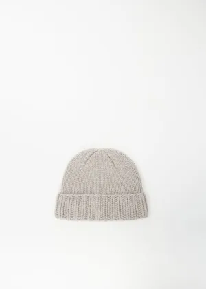 Polly Cashmere Beanie — Poivre