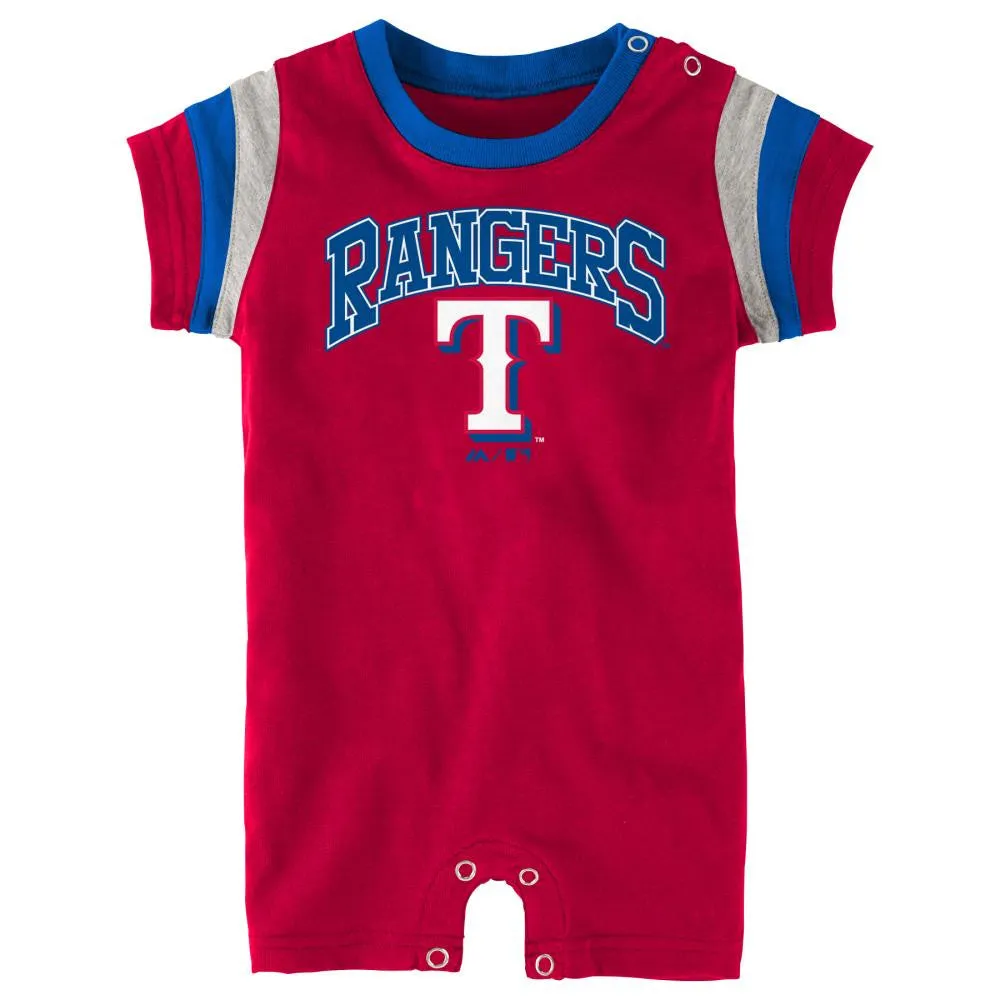 Rangers Baseball Baby Romper