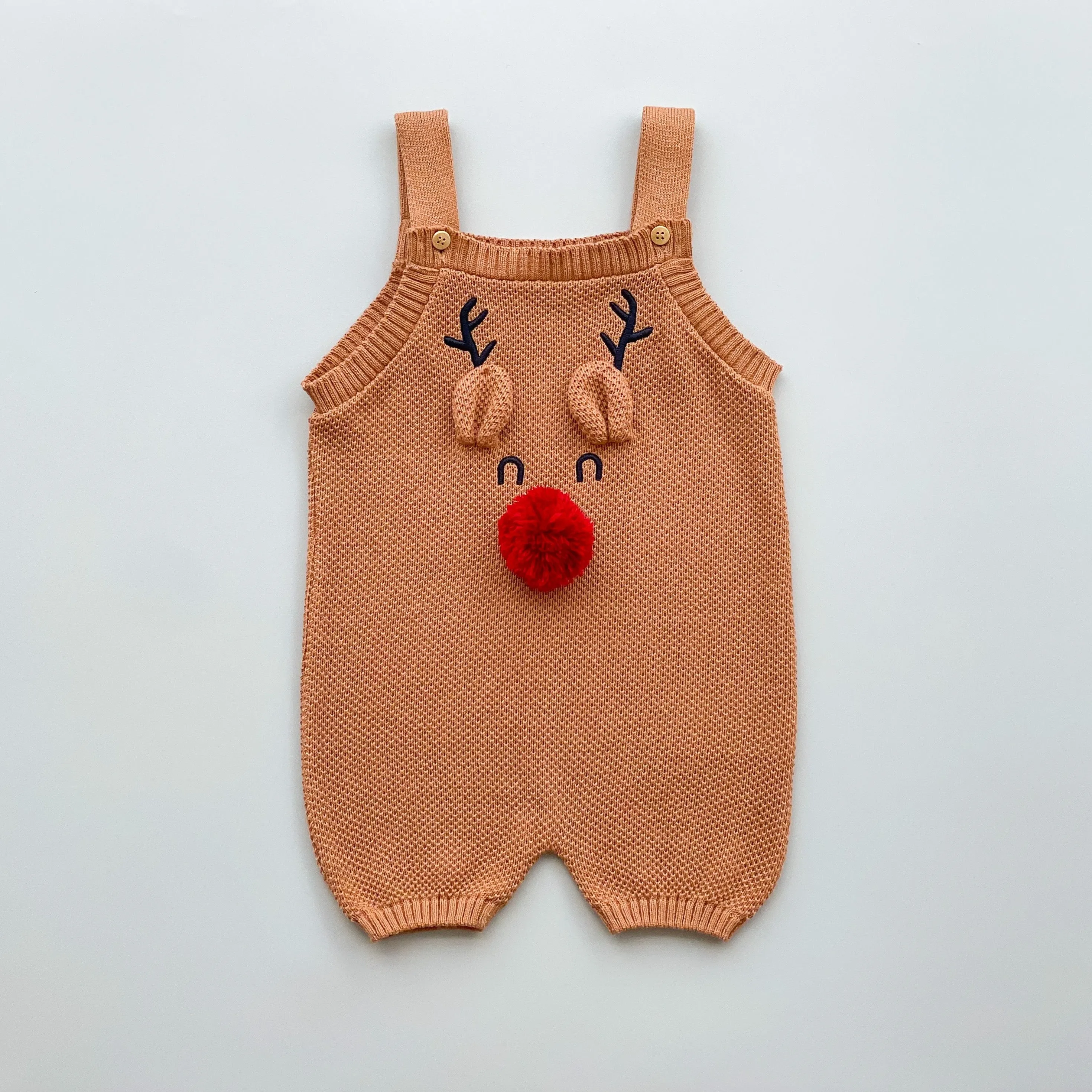 Romper Tricot Rena- Unissex, Bebê e Infantil