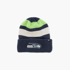 Seattle Seahawks Light Navy Jennings Cuff Beanie