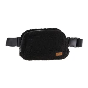 Sherpa Belt Bag in Black