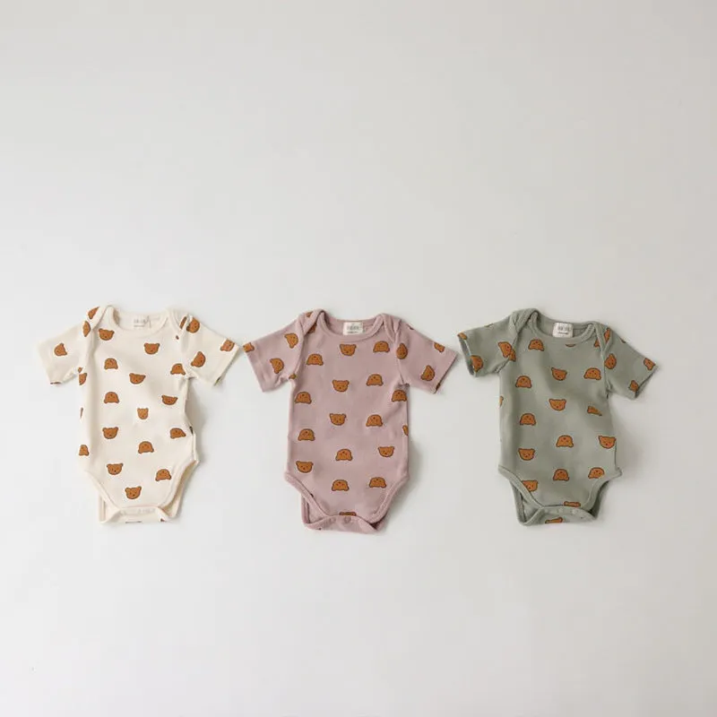 Short Sleeve Cotton Onesies (Lemons, Pineapples or Bears)