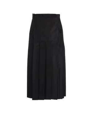 S/Pe TAFFETA PLEATS SKIRT