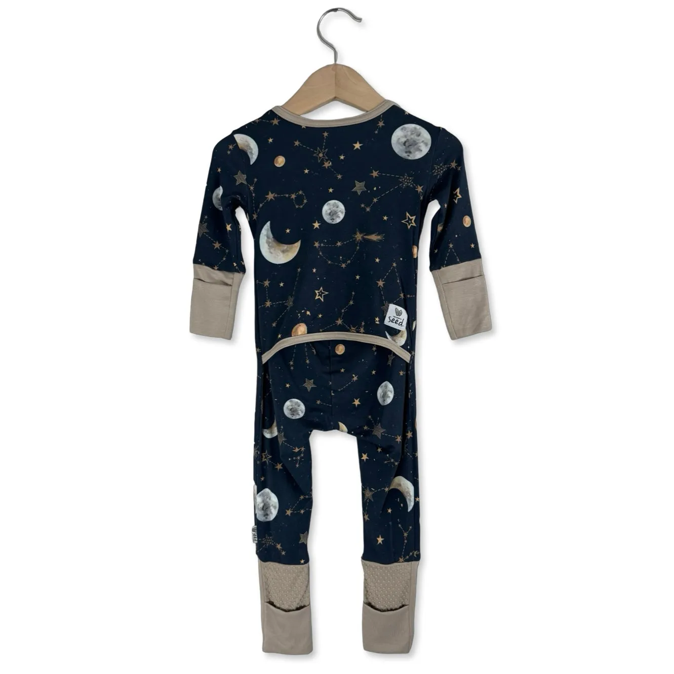 Starry Night Mini Ribbed Day to Night Romper