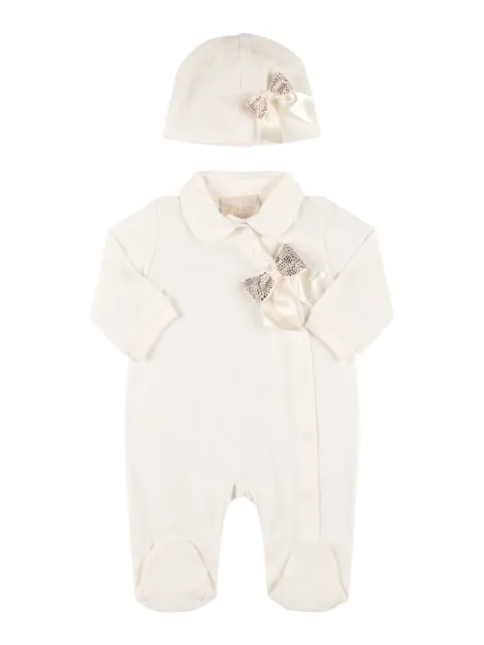 Story Loris   Interlock cotton hat &amp; romper 