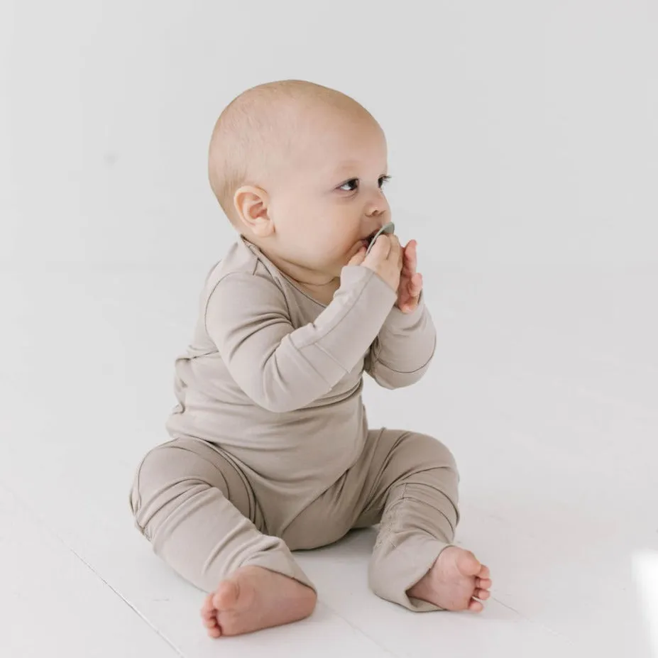 Taupe Of The Morning Mini Ribbed Day to Night Romper