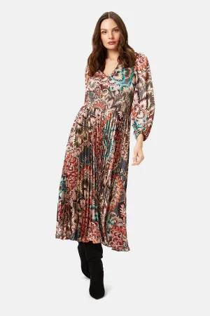 Traffic People Hard Promises Aurora Dress-Brown-HPS11868011