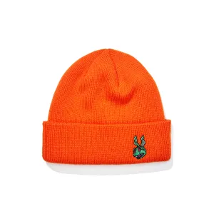 TRIPPY RABBIT BEANIE ORANGE