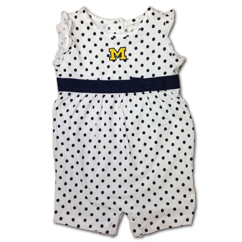 U of M Pretty Polka Dot Romper