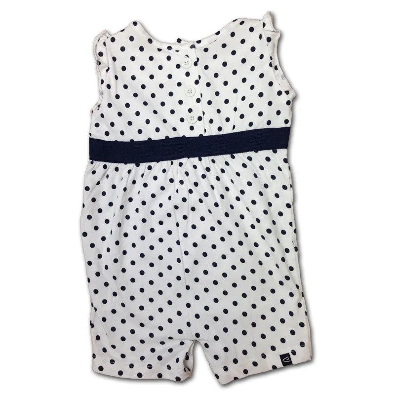 U of M Pretty Polka Dot Romper