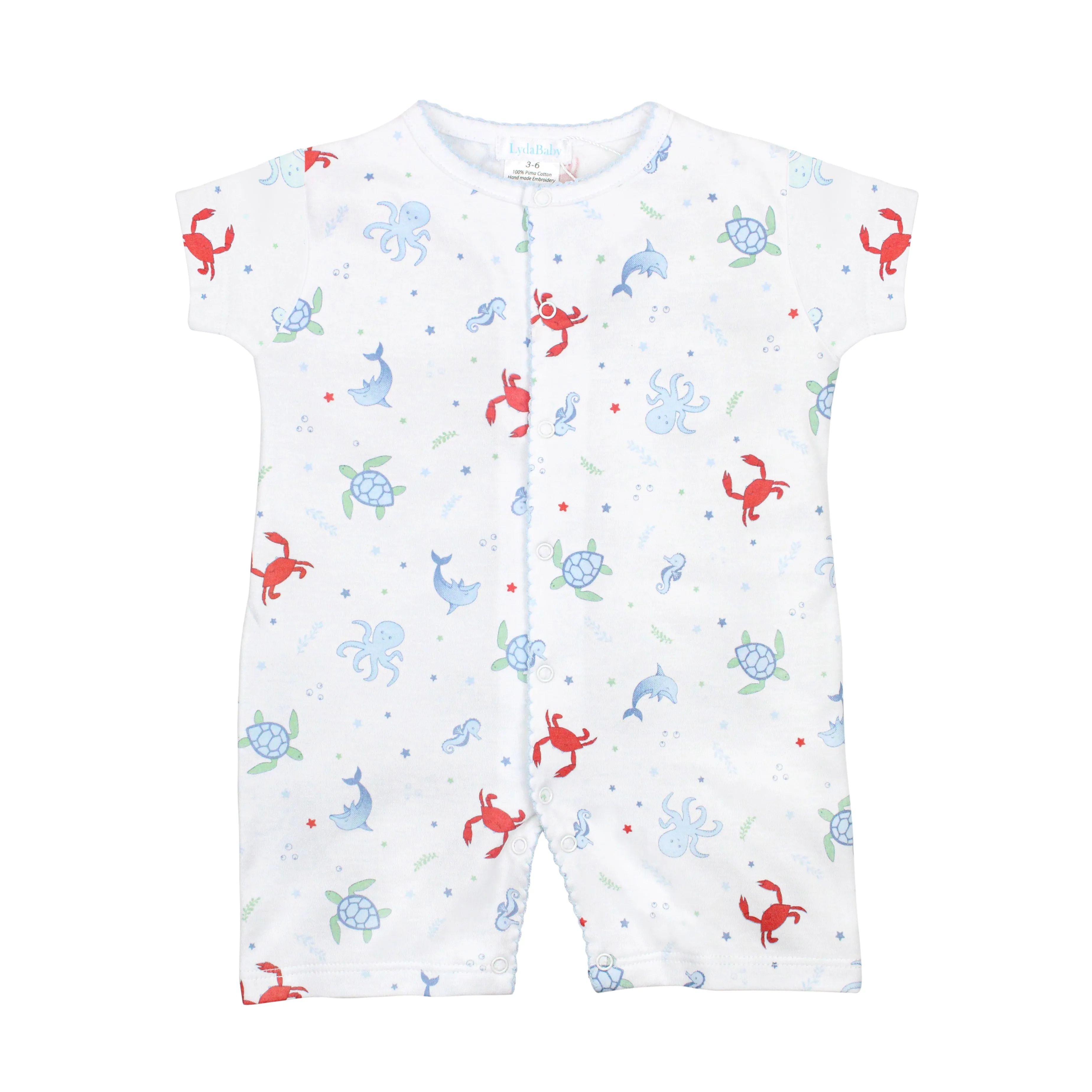 Under the Sea Printed Romper | Baby Boy