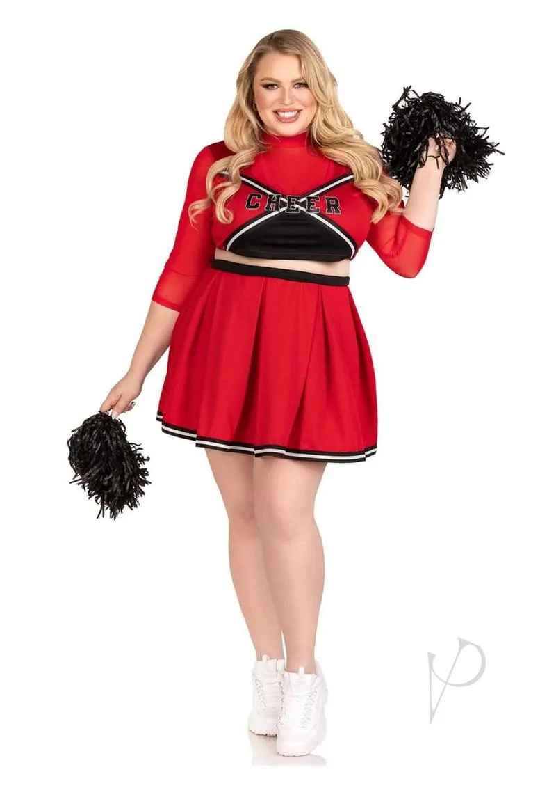 Varsity Babe 3pc Set 1x/2x Red